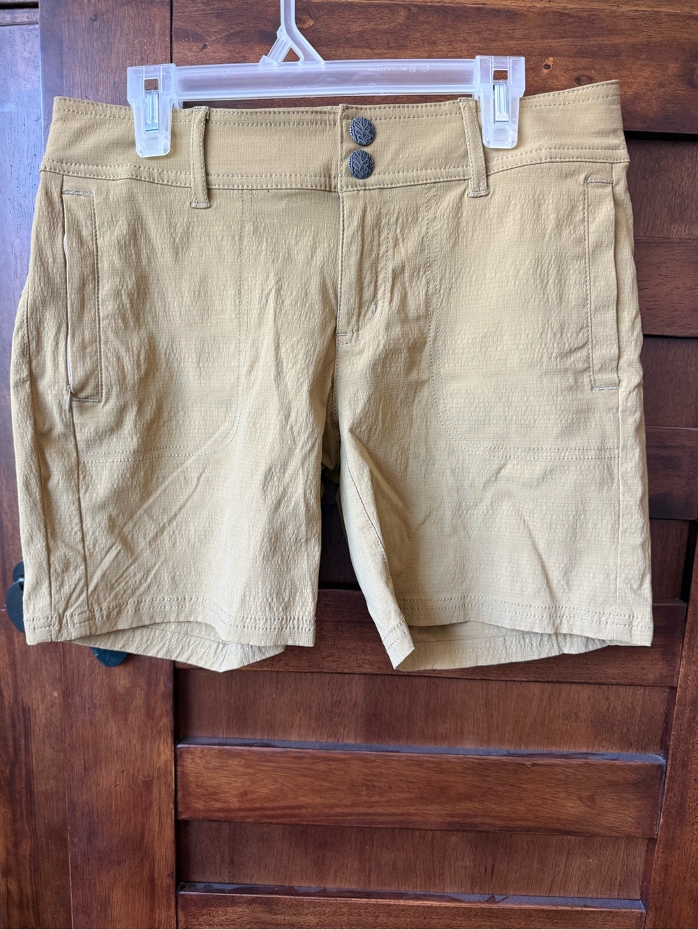 prAna Revenna Hiking Short 7 Inch Inseam - Womens, Vintage Khaki, Size 2